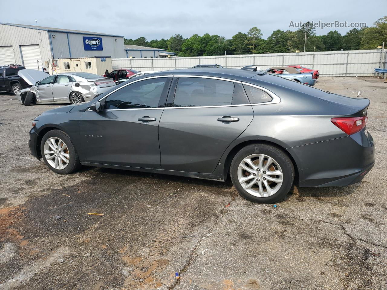 2017 Chevrolet Malibu Lt Gray vin: 1G1ZE5ST1HF114362