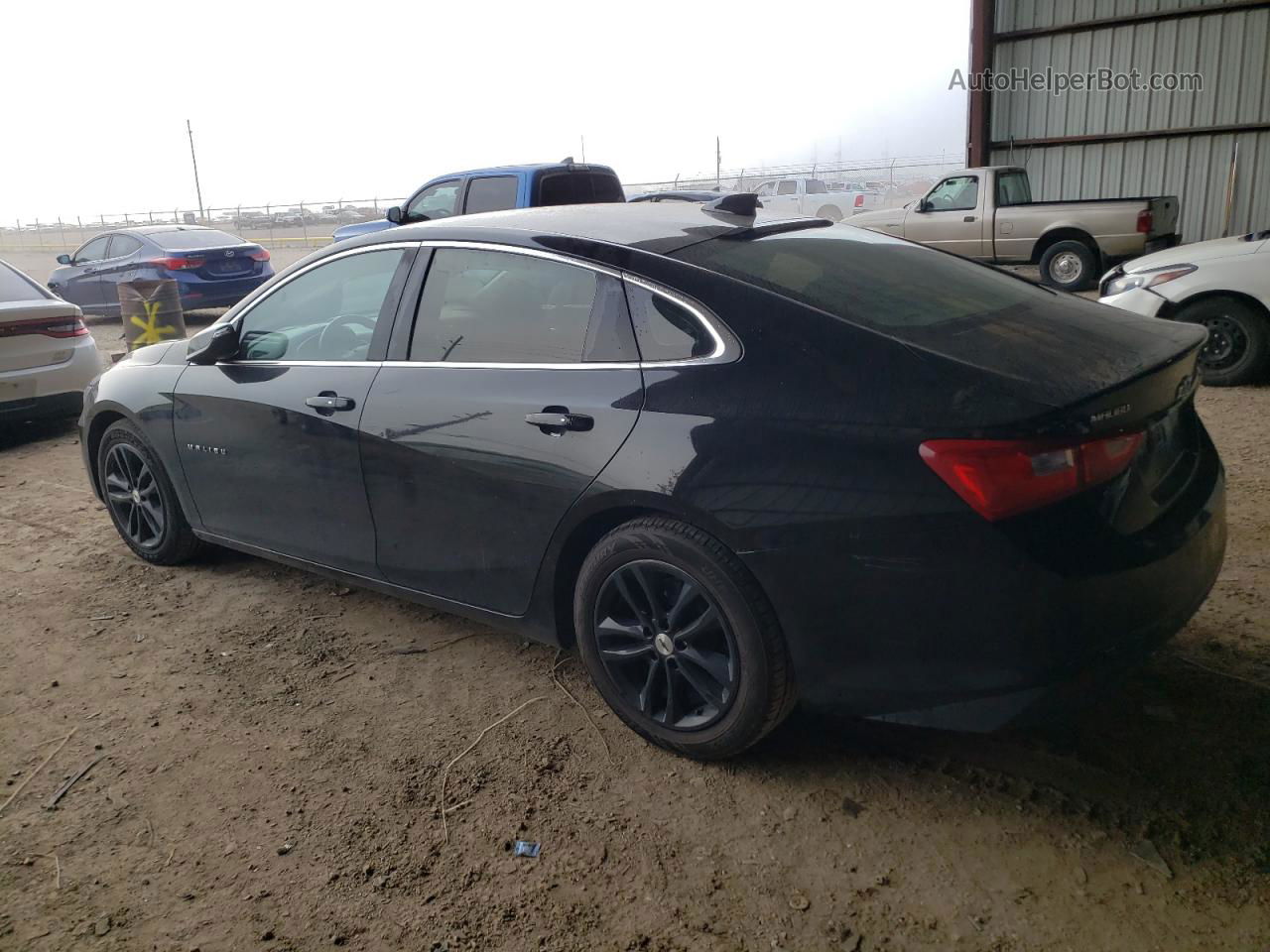 2017 Chevrolet Malibu Lt Black vin: 1G1ZE5ST1HF118122