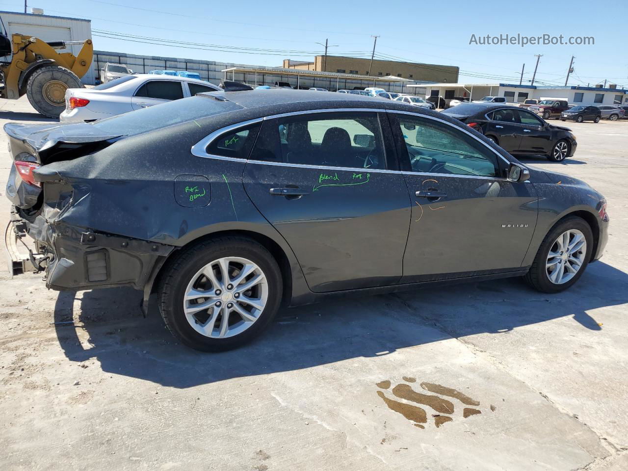 2017 Chevrolet Malibu Lt Gray vin: 1G1ZE5ST1HF151685