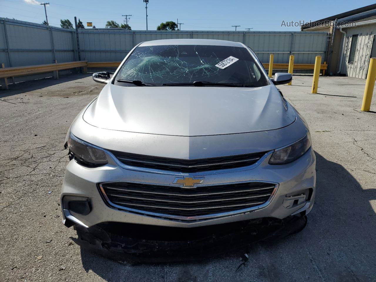 2017 Chevrolet Malibu Lt Silver vin: 1G1ZE5ST1HF166669