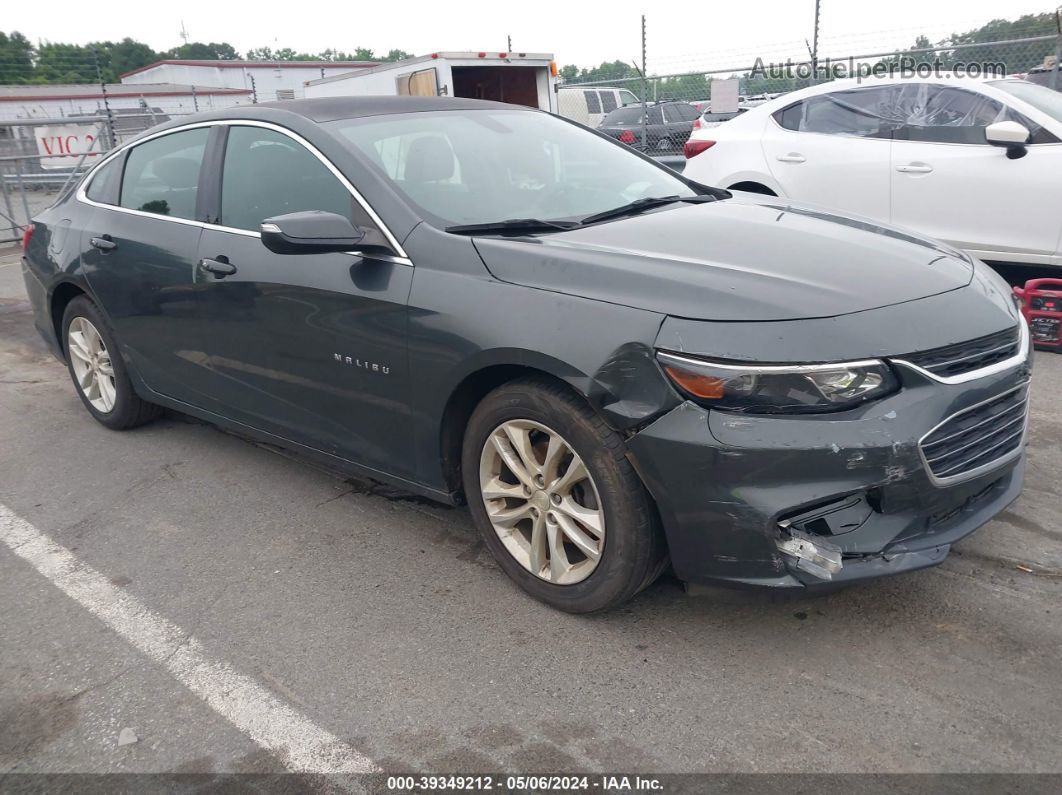 2017 Chevrolet Malibu 1lt Gray vin: 1G1ZE5ST1HF175033