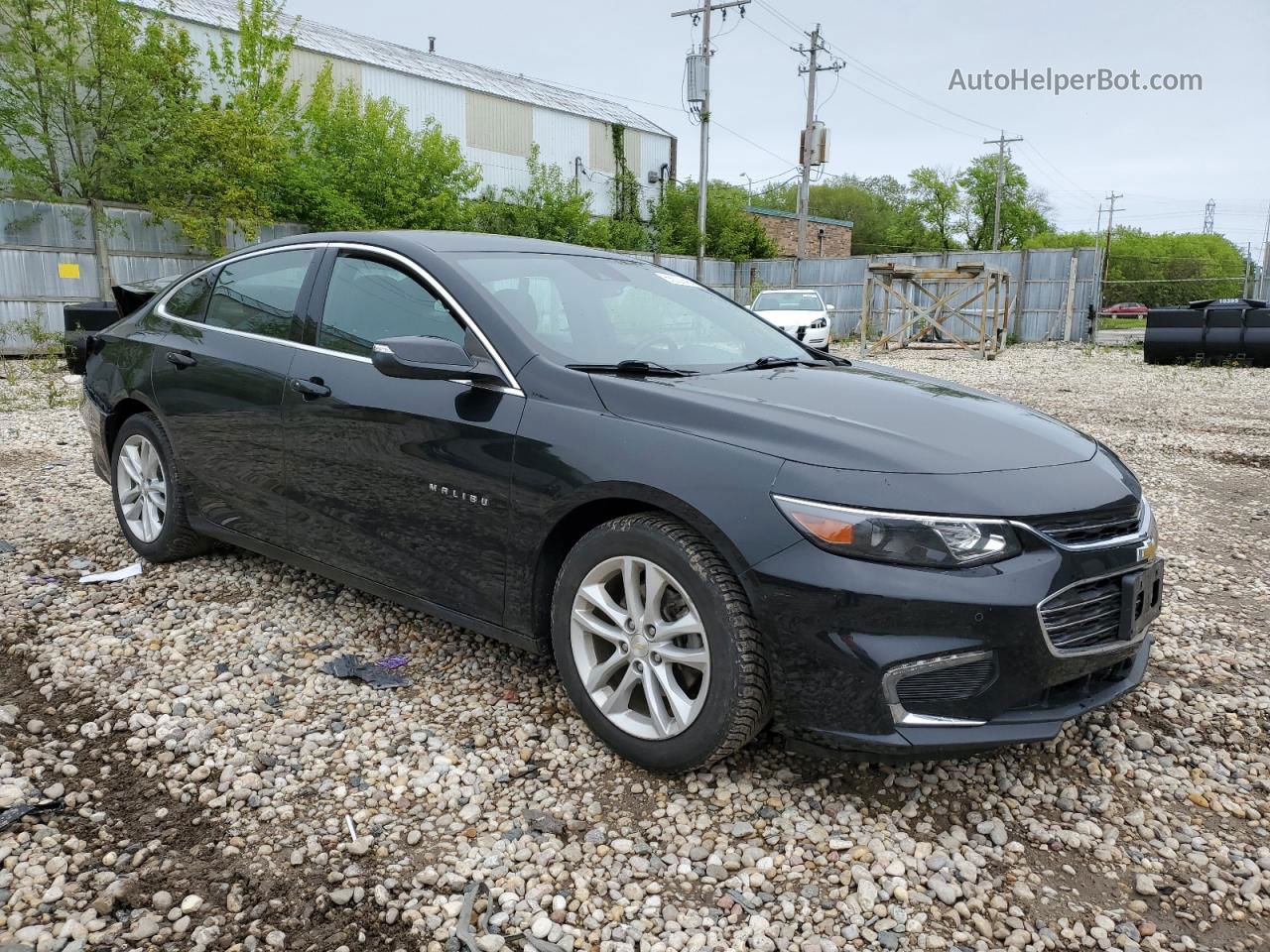 2017 Chevrolet Malibu Lt Black vin: 1G1ZE5ST1HF229284