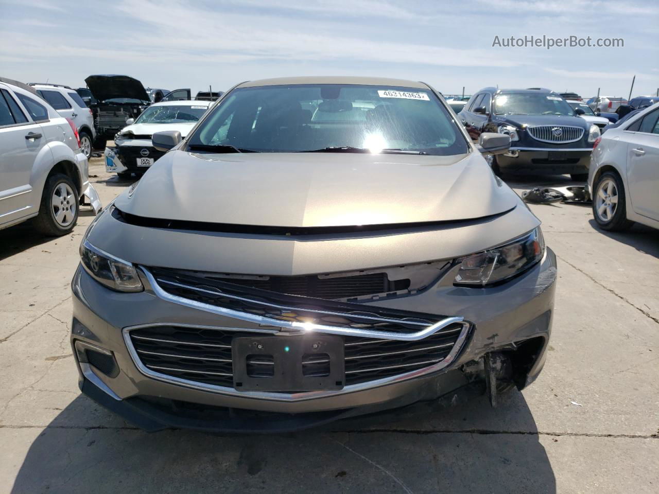 2017 Chevrolet Malibu Lt Желто-коричневый vin: 1G1ZE5ST1HF234792