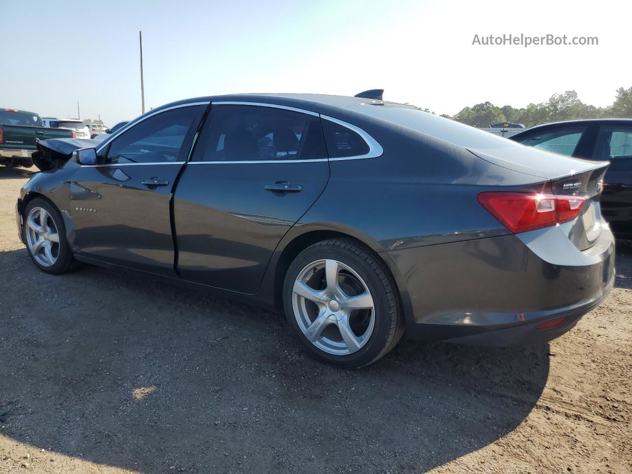 2017 Chevrolet Malibu Lt Серый vin: 1G1ZE5ST1HF276668