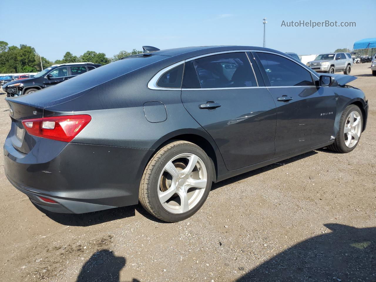 2017 Chevrolet Malibu Lt Серый vin: 1G1ZE5ST1HF276668