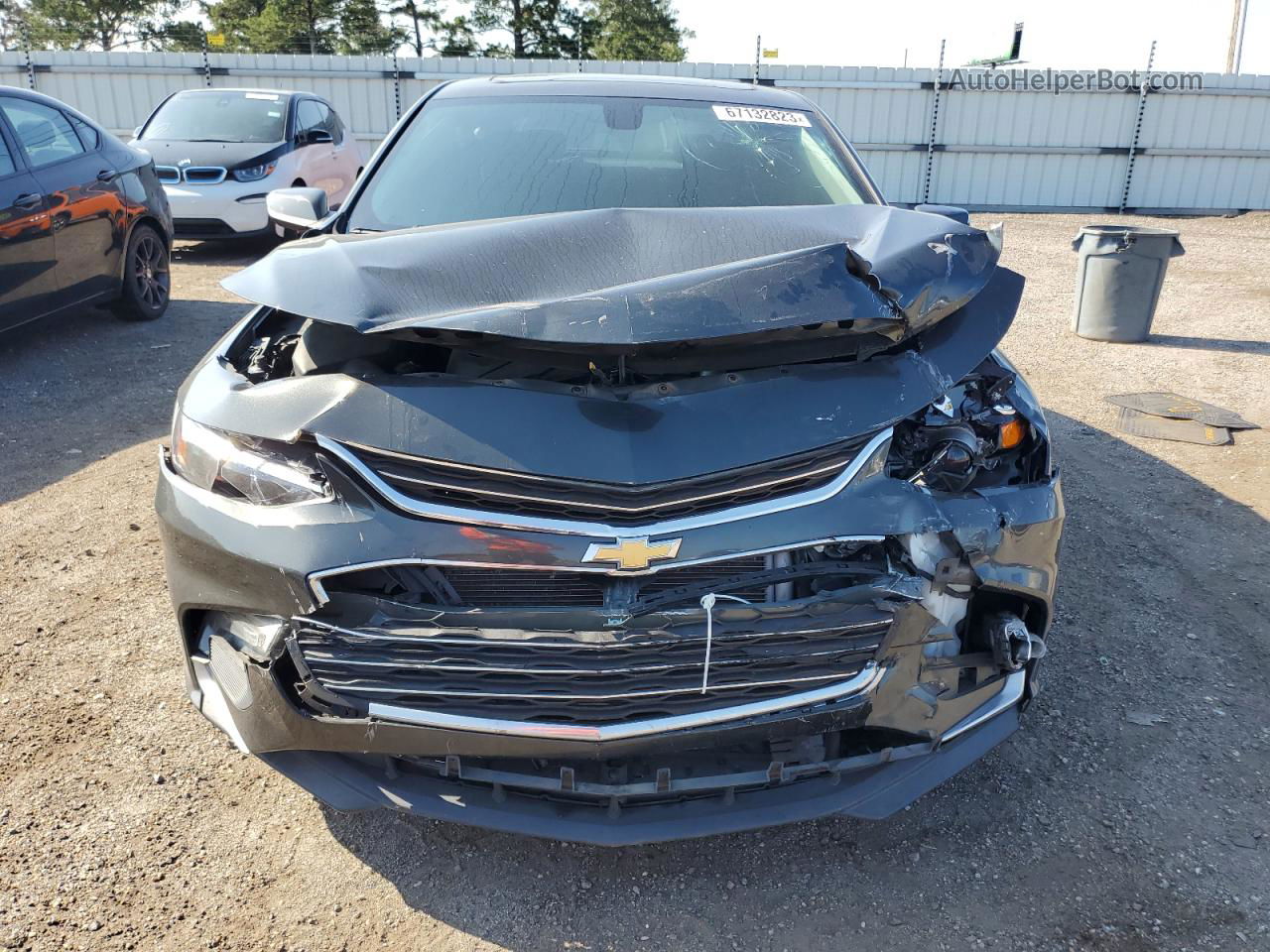 2017 Chevrolet Malibu Lt Серый vin: 1G1ZE5ST1HF276668