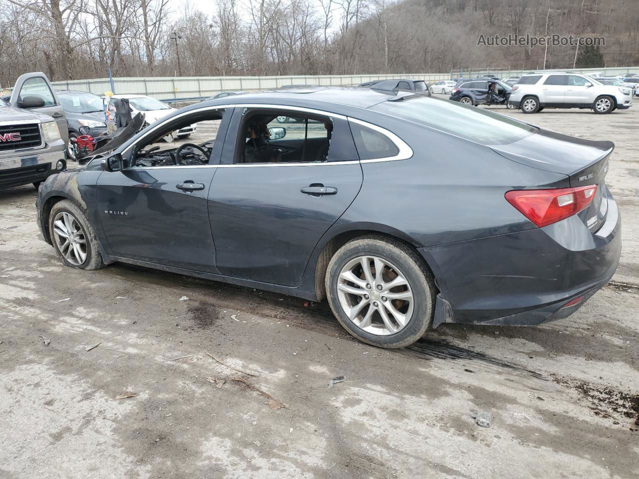 2017 Chevrolet Malibu Lt Charcoal vin: 1G1ZE5ST2HF104925