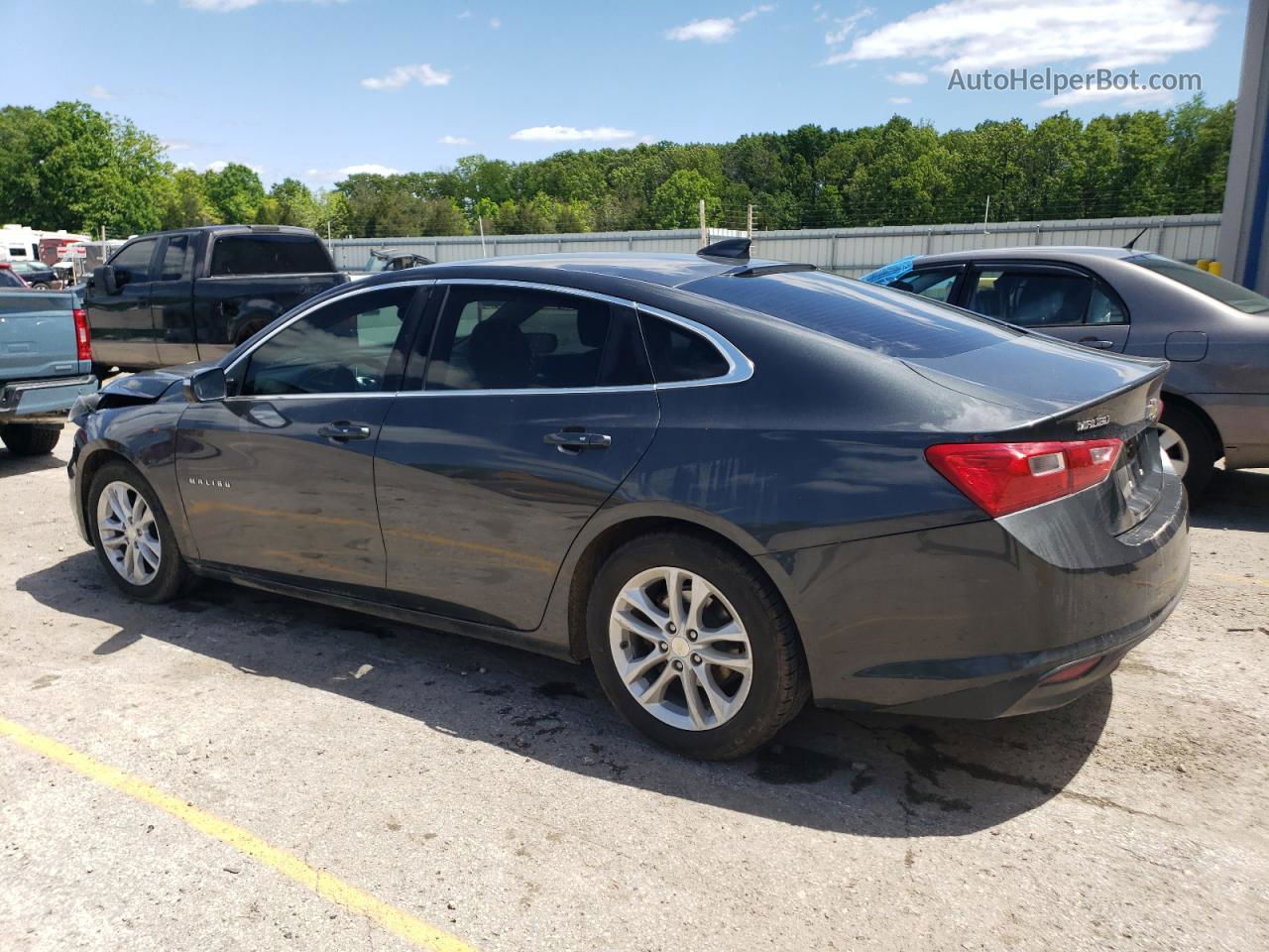 2017 Chevrolet Malibu Lt Серый vin: 1G1ZE5ST2HF121014