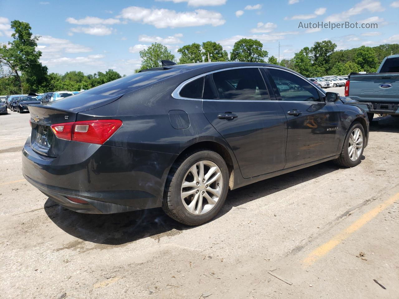 2017 Chevrolet Malibu Lt Серый vin: 1G1ZE5ST2HF121014