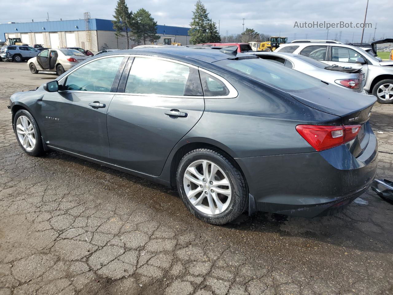 2017 Chevrolet Malibu Lt Gray vin: 1G1ZE5ST2HF142915