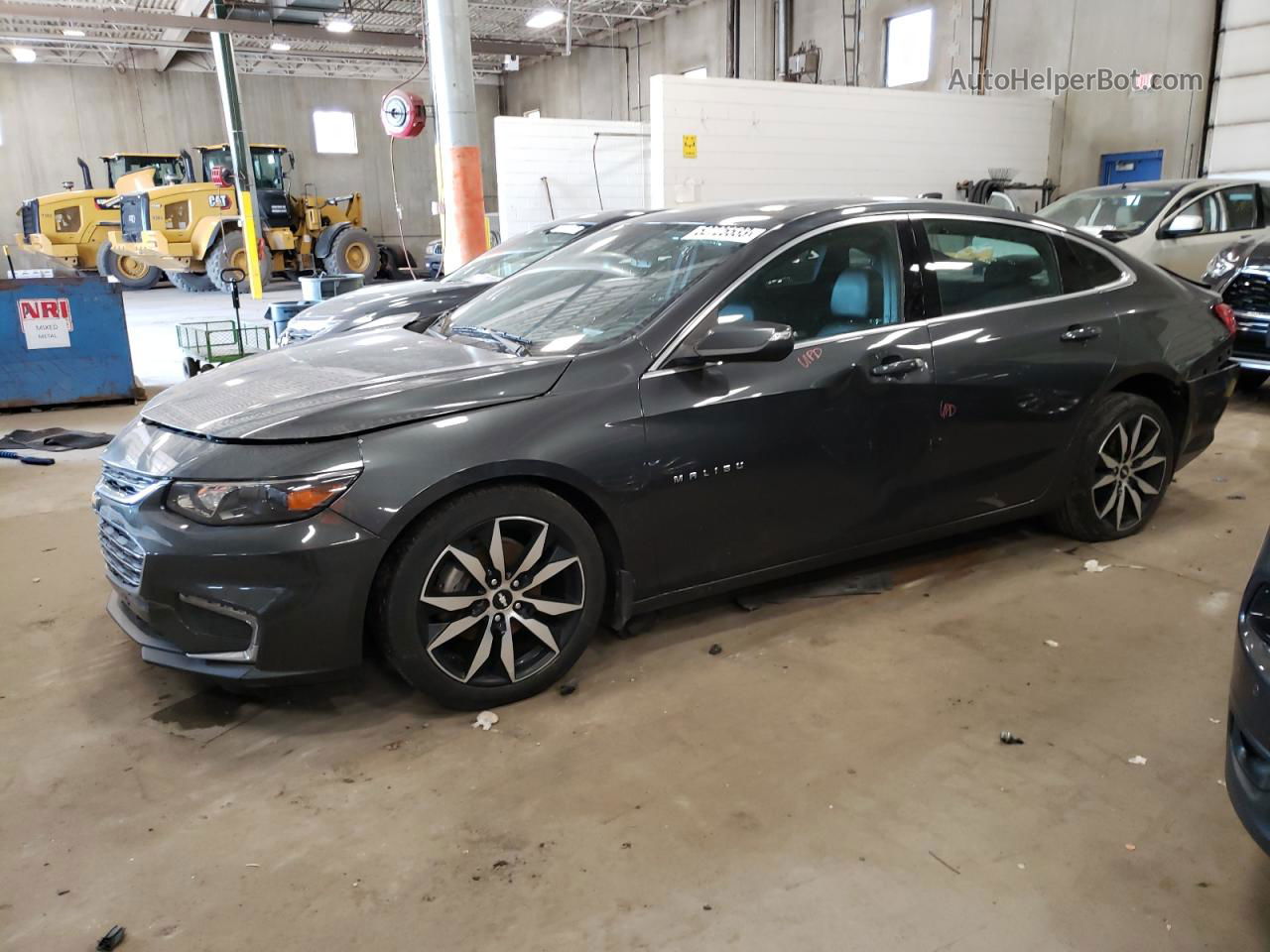 2017 Chevrolet Malibu Lt Gray vin: 1G1ZE5ST2HF191659