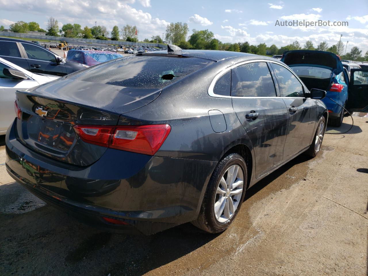 2017 Chevrolet Malibu Lt Charcoal vin: 1G1ZE5ST2HF209352