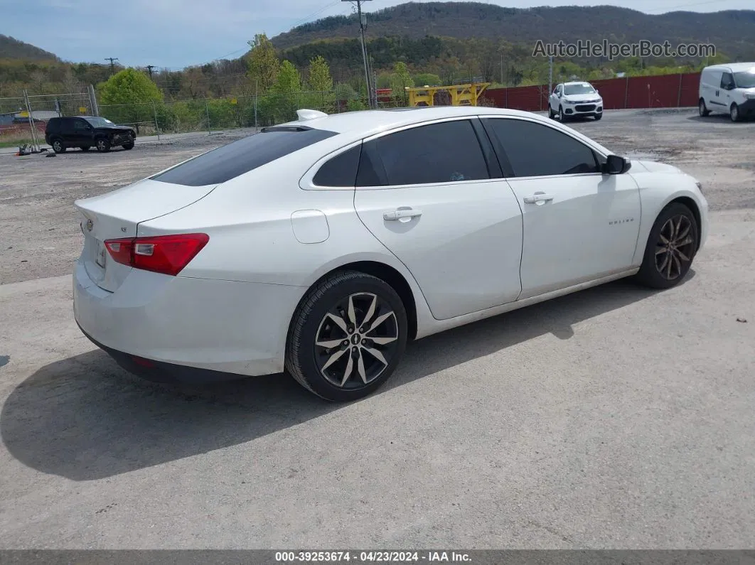 2017 Chevrolet Malibu 1lt White vin: 1G1ZE5ST2HF240133