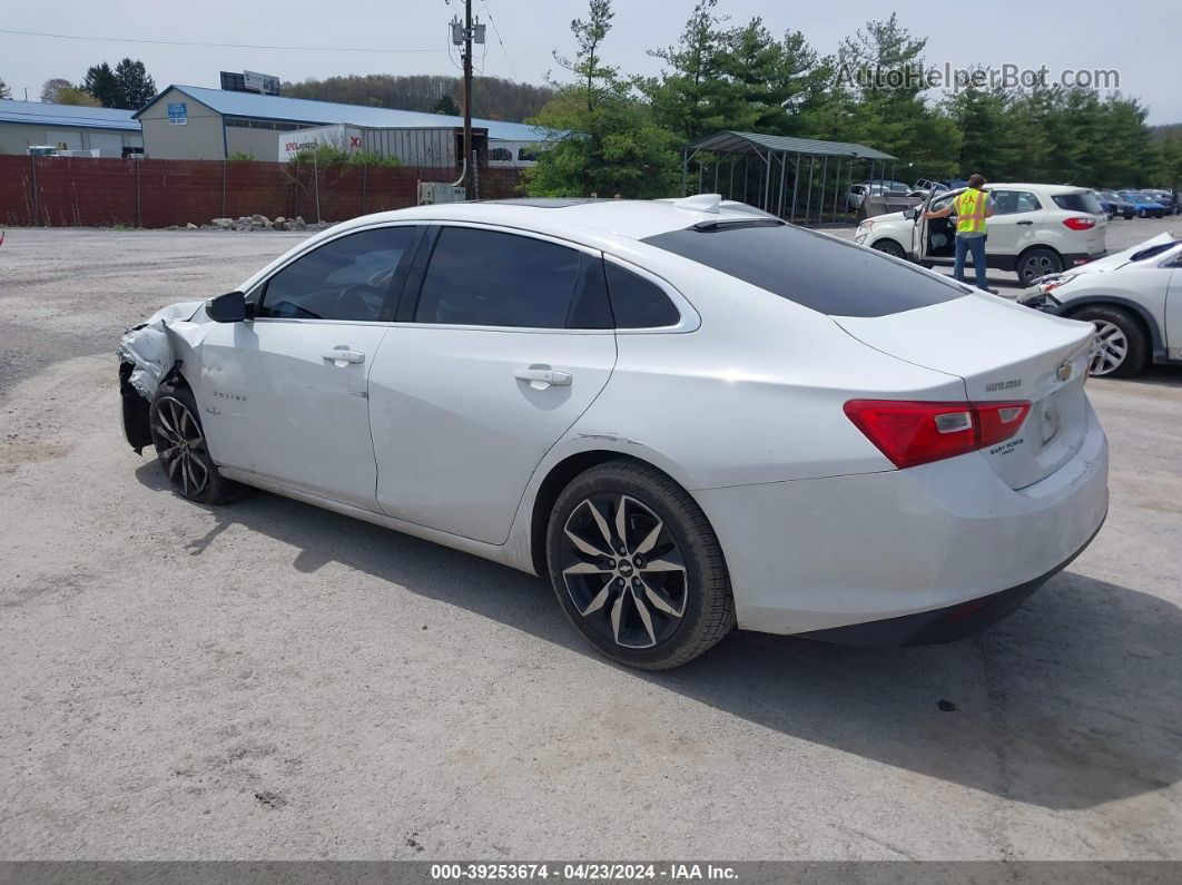 2017 Chevrolet Malibu 1lt White vin: 1G1ZE5ST2HF240133