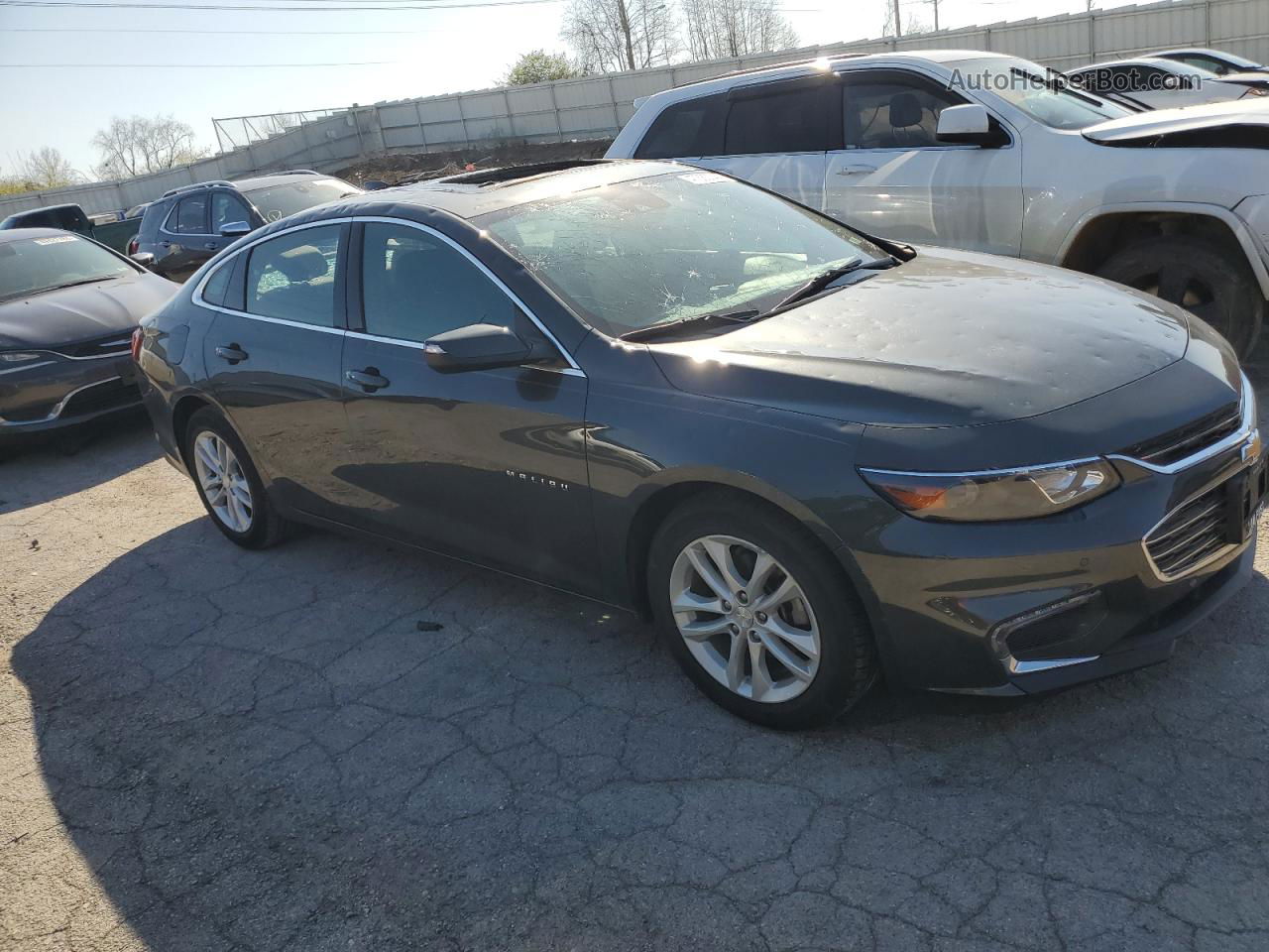 2017 Chevrolet Malibu Lt Gray vin: 1G1ZE5ST2HF248202