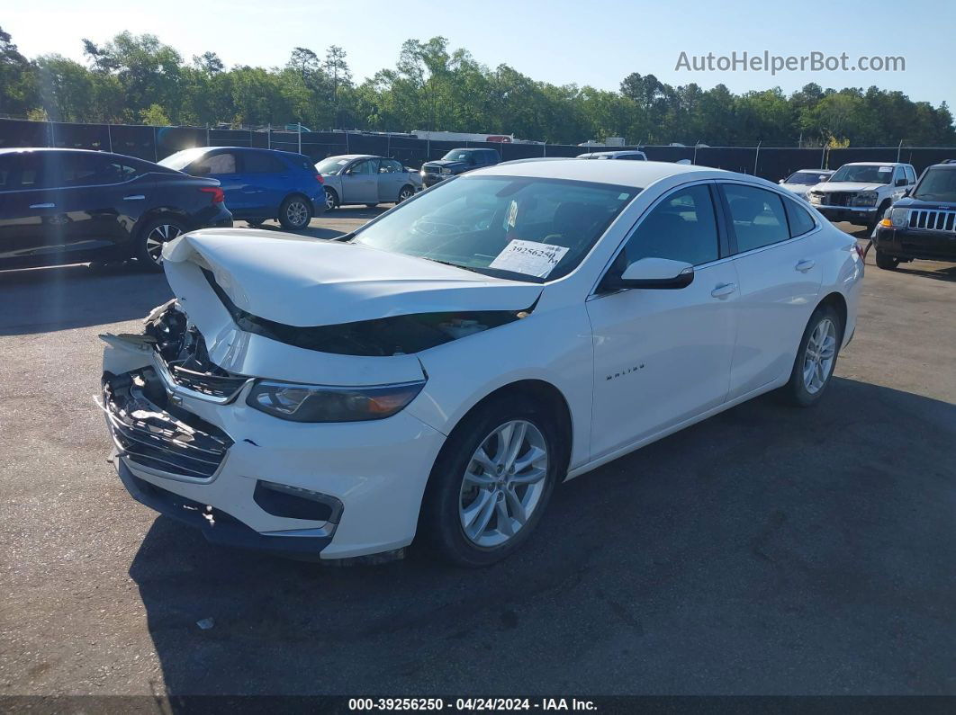 2017 Chevrolet Malibu 1lt White vin: 1G1ZE5ST2HF277294