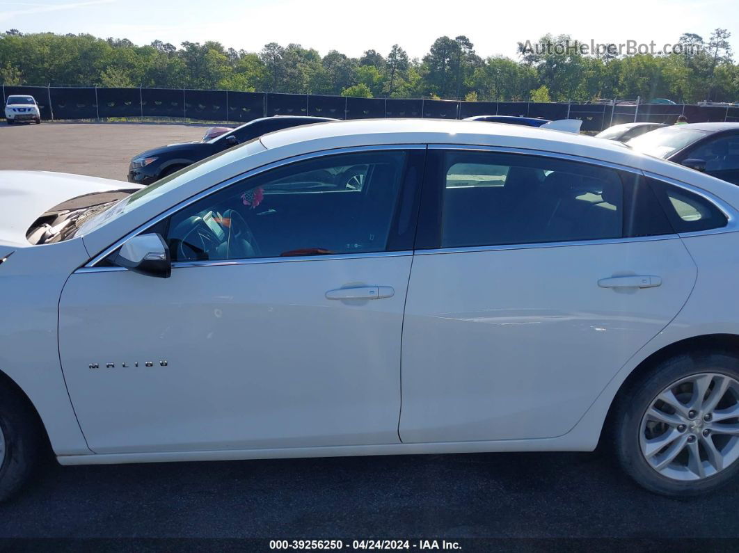 2017 Chevrolet Malibu 1lt White vin: 1G1ZE5ST2HF277294