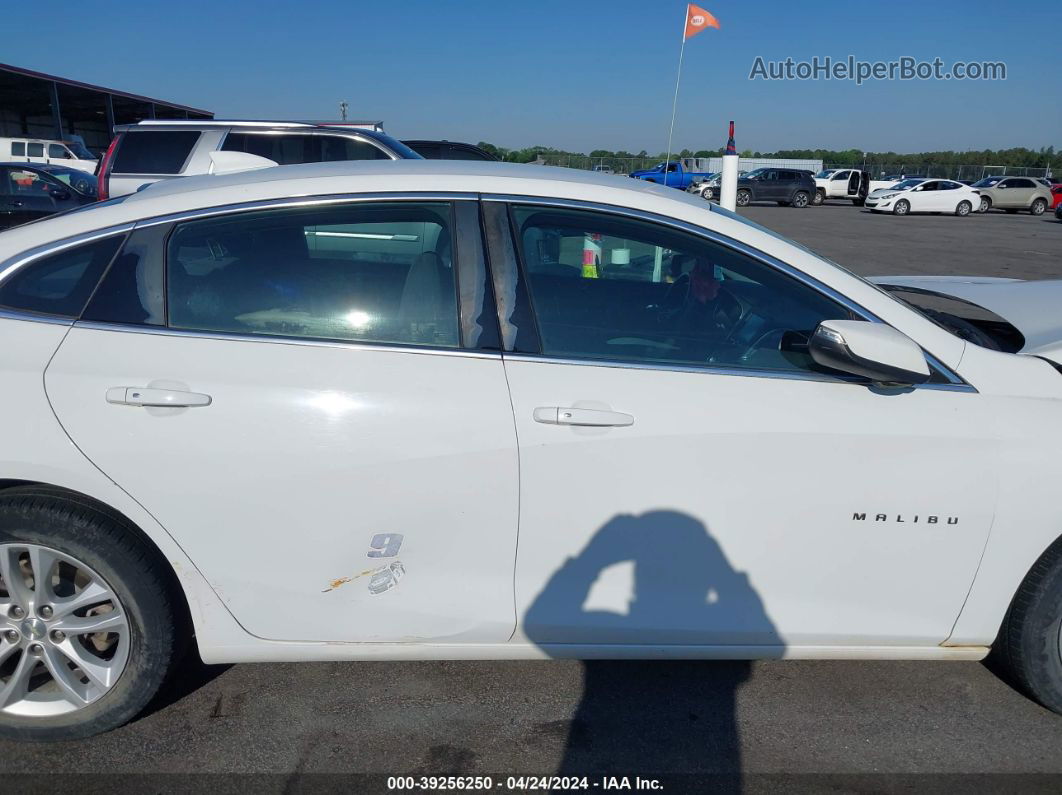 2017 Chevrolet Malibu 1lt White vin: 1G1ZE5ST2HF277294