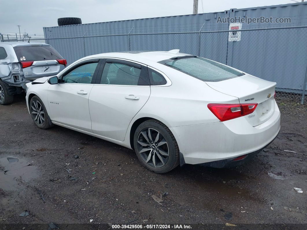 2017 Chevrolet Malibu 1lt White vin: 1G1ZE5ST3HF116808