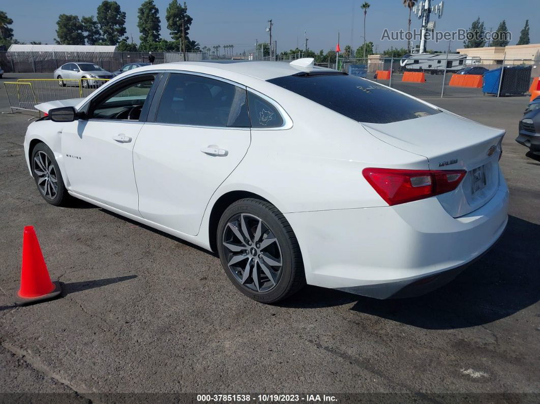 2017 Chevrolet Malibu Lt White vin: 1G1ZE5ST3HF125234