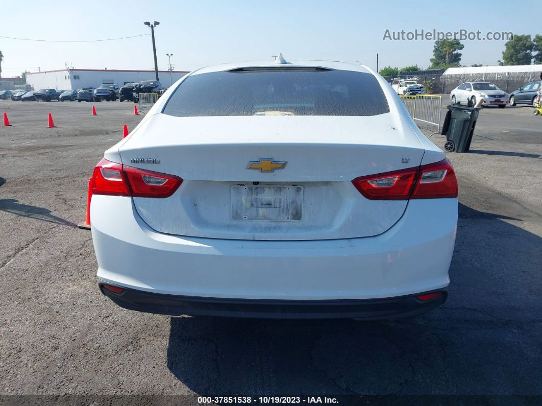 2017 Chevrolet Malibu Lt White vin: 1G1ZE5ST3HF125234