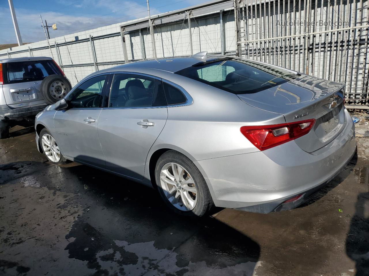 2017 Chevrolet Malibu Lt Silver vin: 1G1ZE5ST3HF149680