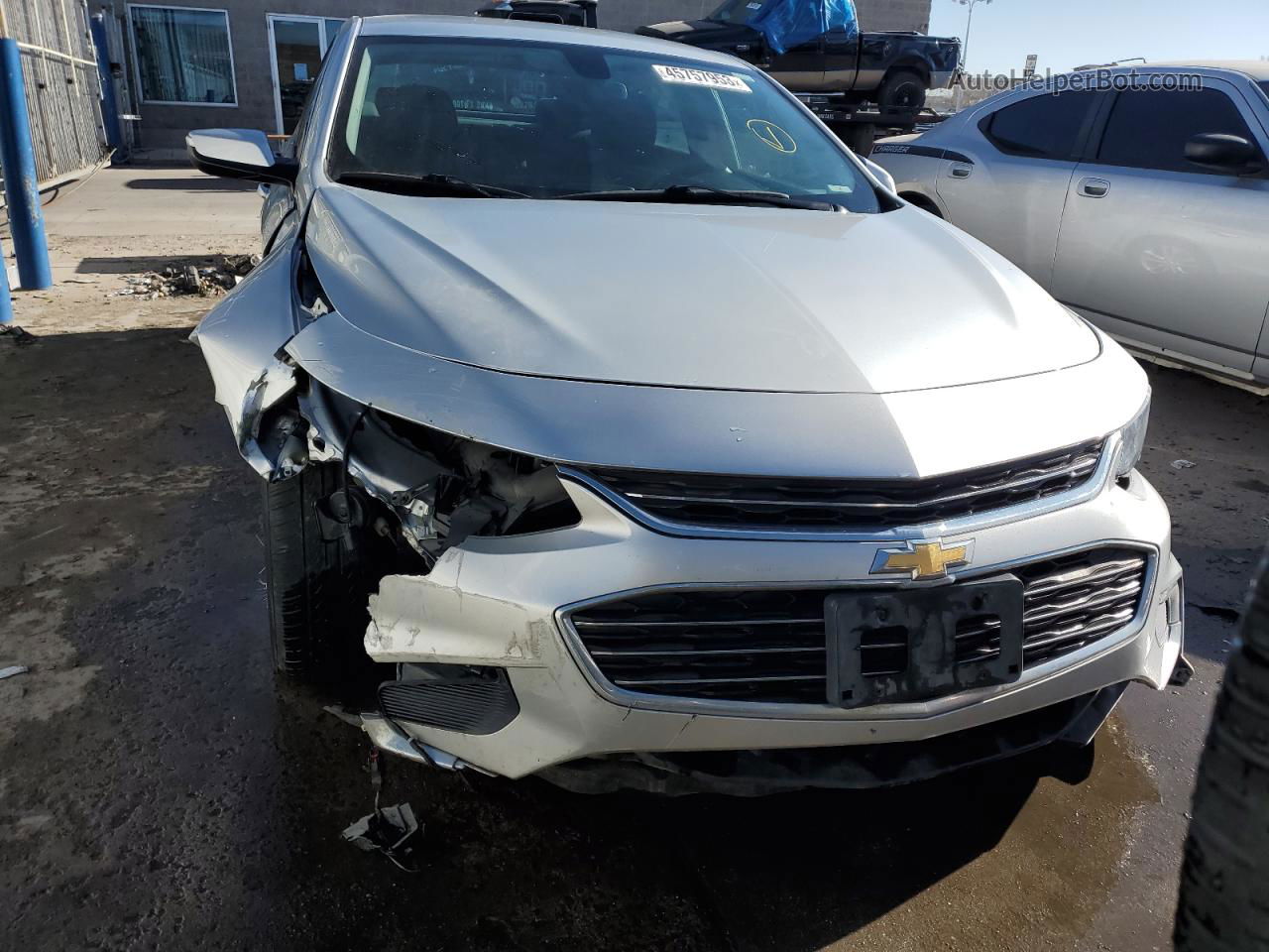 2017 Chevrolet Malibu Lt Silver vin: 1G1ZE5ST3HF149680