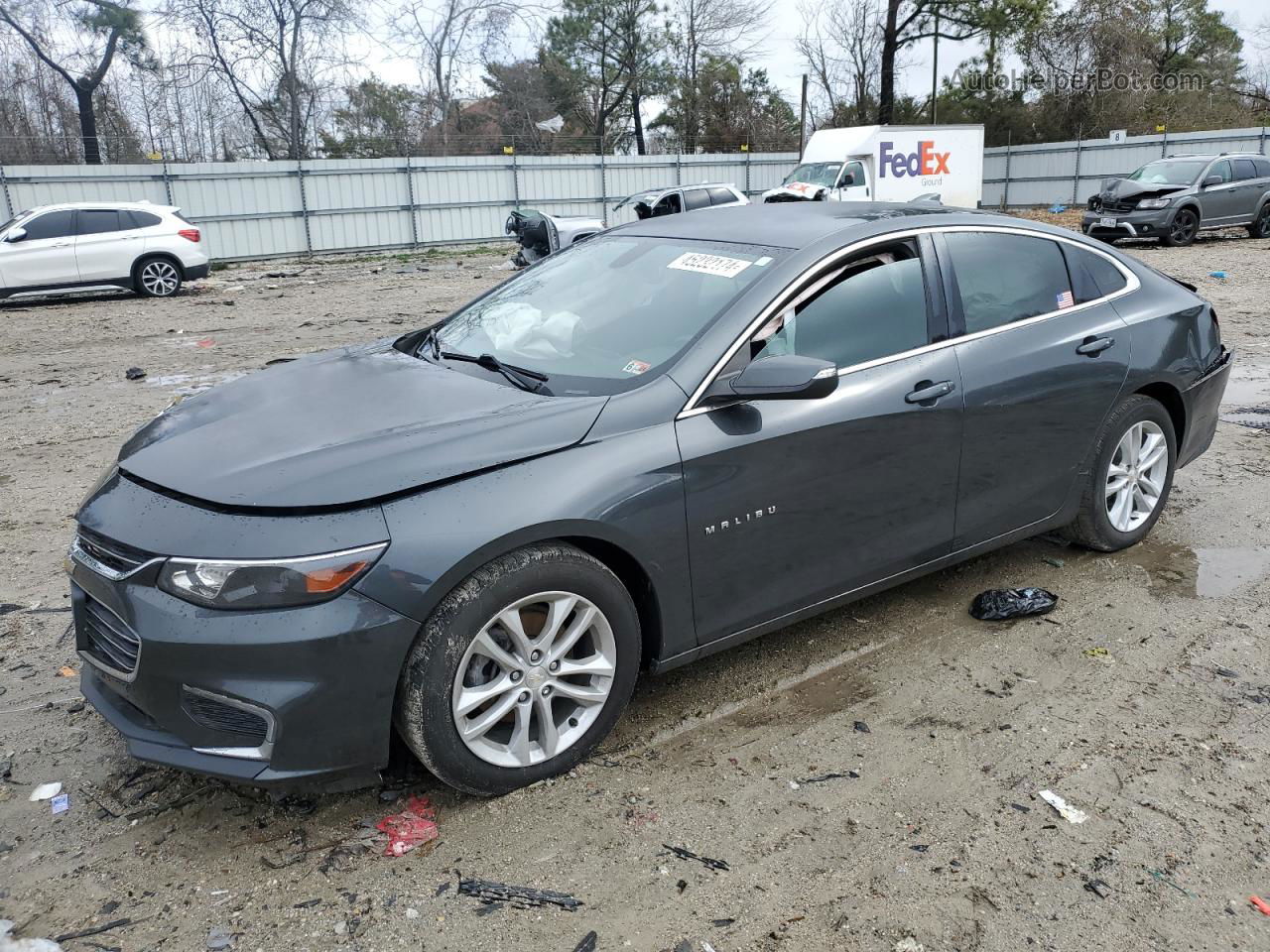 2017 Chevrolet Malibu Lt Gray vin: 1G1ZE5ST3HF161019