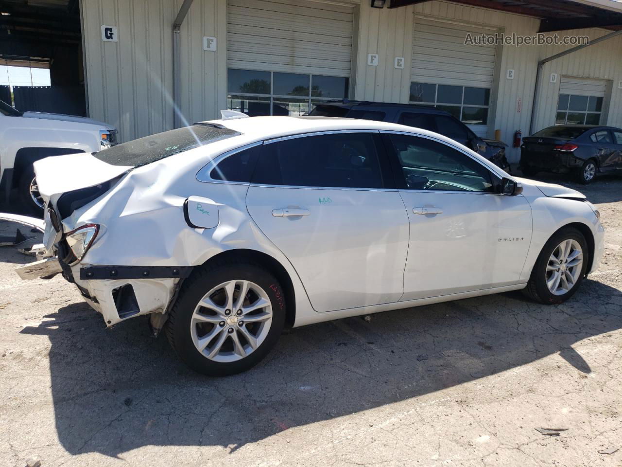 2017 Chevrolet Malibu Lt White vin: 1G1ZE5ST3HF170156