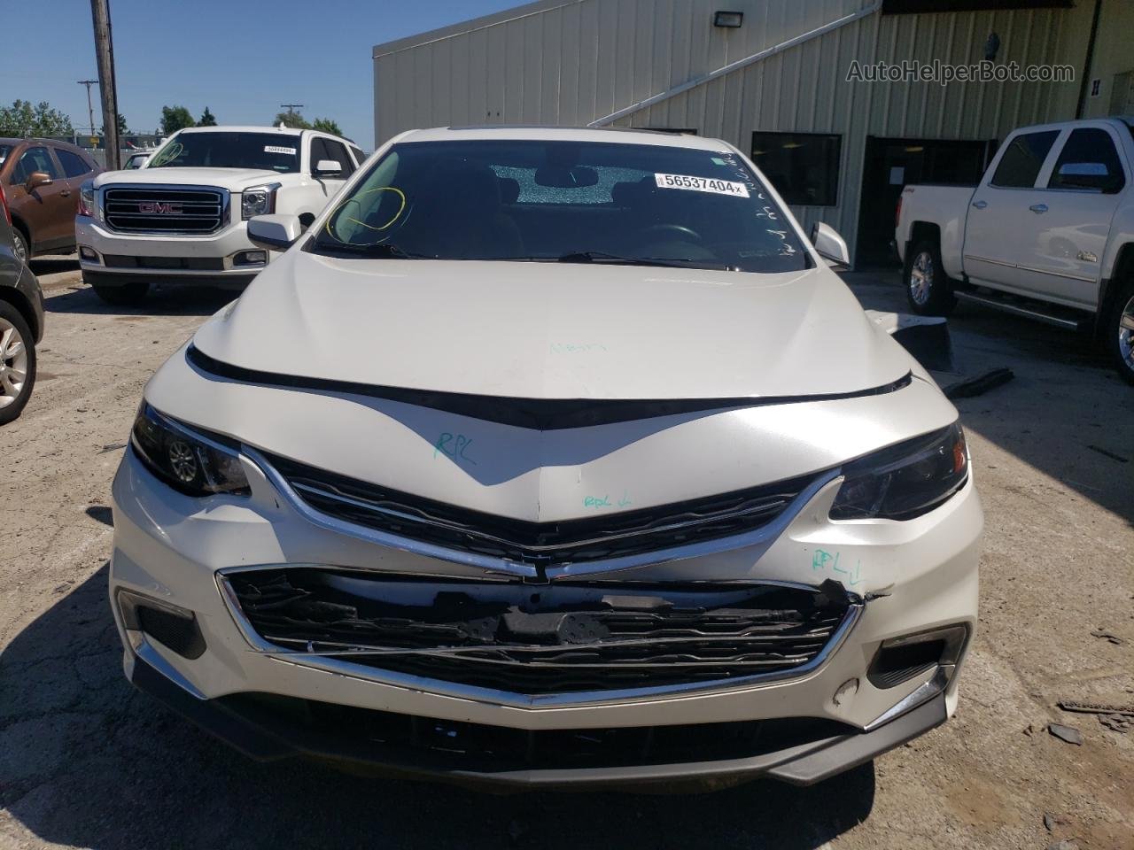 2017 Chevrolet Malibu Lt White vin: 1G1ZE5ST3HF170156