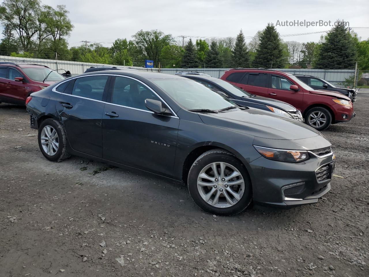 2017 Chevrolet Malibu Lt Charcoal vin: 1G1ZE5ST3HF196594