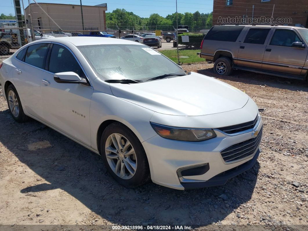 2017 Chevrolet Malibu 1lt White vin: 1G1ZE5ST3HF200529