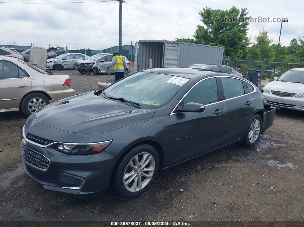 2017 Chevrolet Malibu 1lt Gray vin: 1G1ZE5ST3HF211949