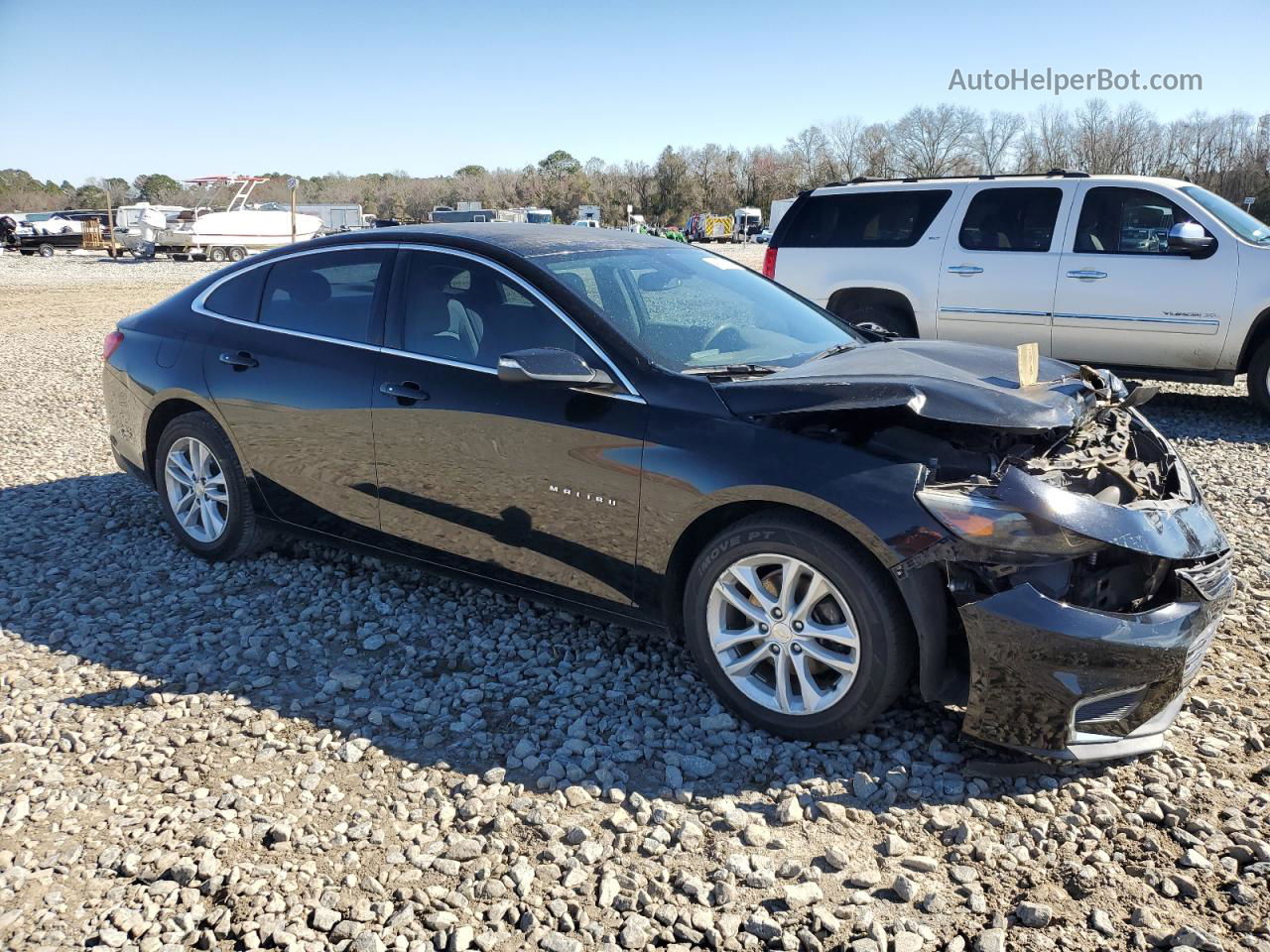 2017 Chevrolet Malibu Lt Black vin: 1G1ZE5ST3HF248757