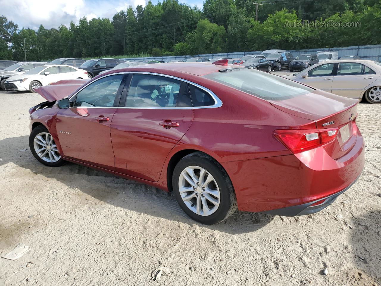 2017 Chevrolet Malibu Lt Burgundy vin: 1G1ZE5ST3HF261038