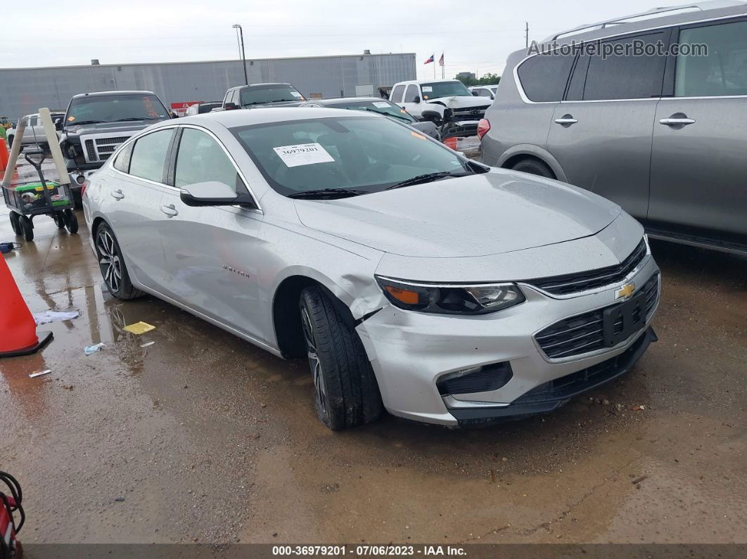 2017 Chevrolet Malibu Lt Silver vin: 1G1ZE5ST3HF293343