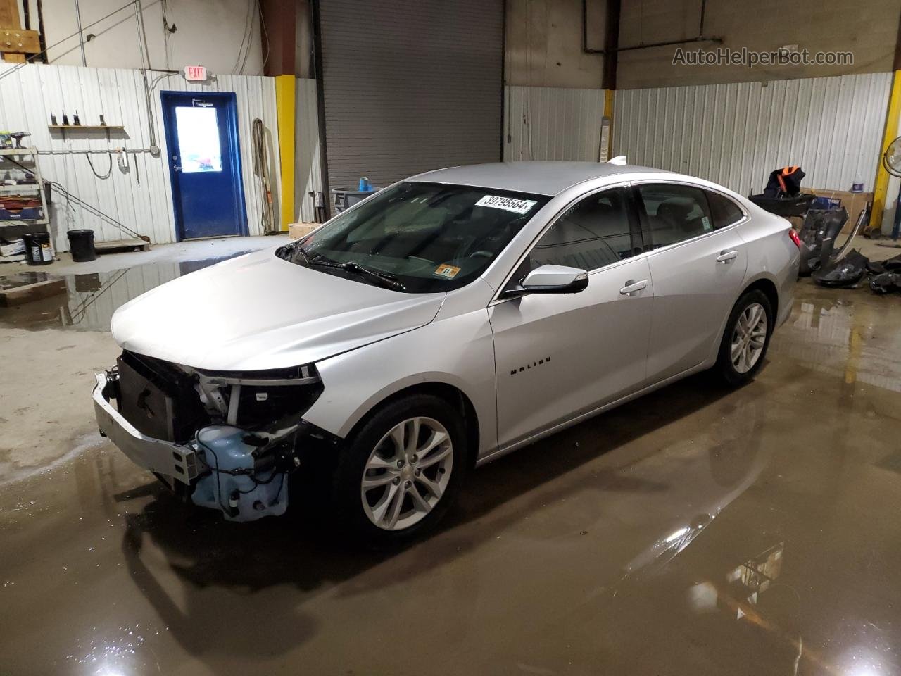 2017 Chevrolet Malibu Lt Silver vin: 1G1ZE5ST3HF293584