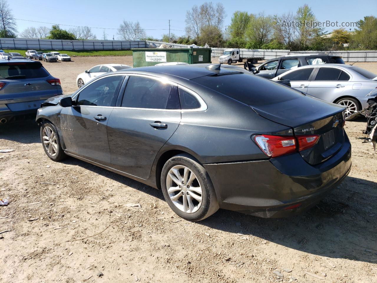 2017 Chevrolet Malibu Lt Gray vin: 1G1ZE5ST4HF107387