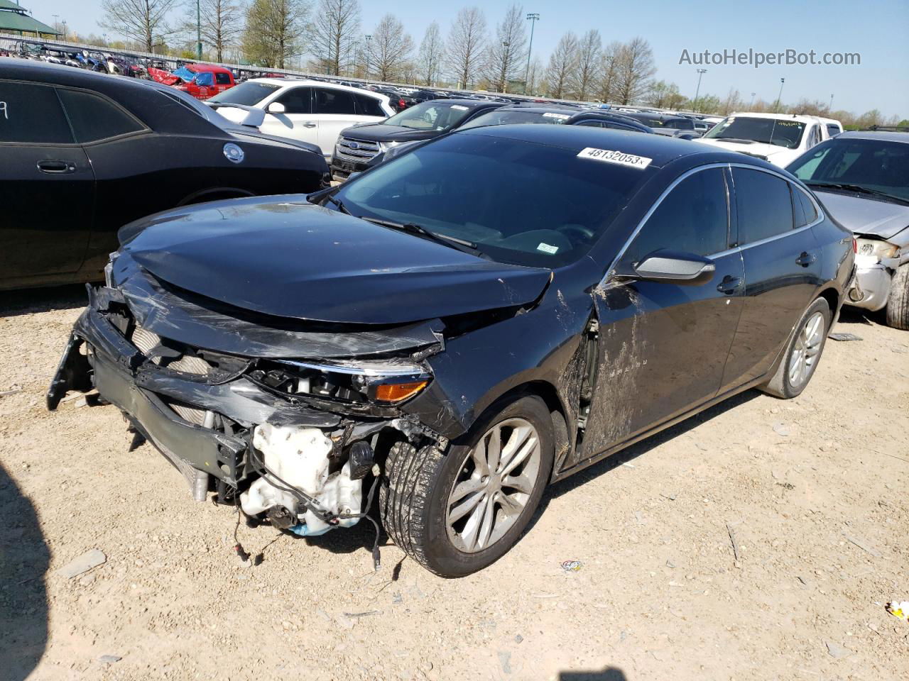 2017 Chevrolet Malibu Lt Gray vin: 1G1ZE5ST4HF107387