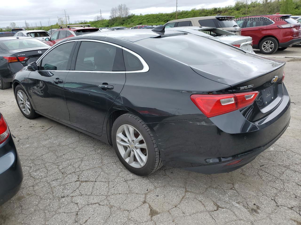 2017 Chevrolet Malibu Lt Черный vin: 1G1ZE5ST4HF109401