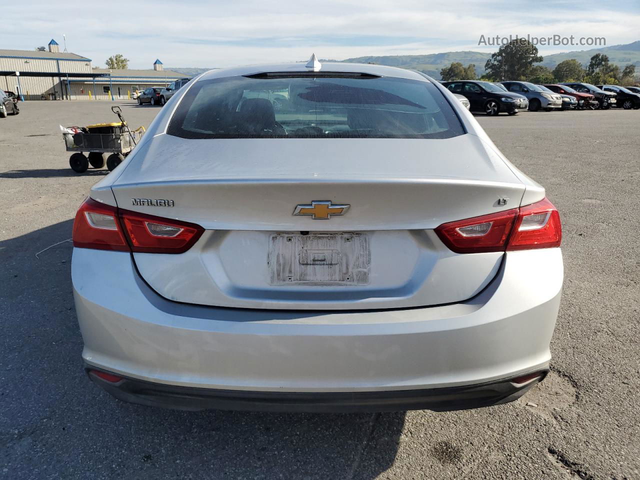 2017 Chevrolet Malibu Lt Silver vin: 1G1ZE5ST4HF114873