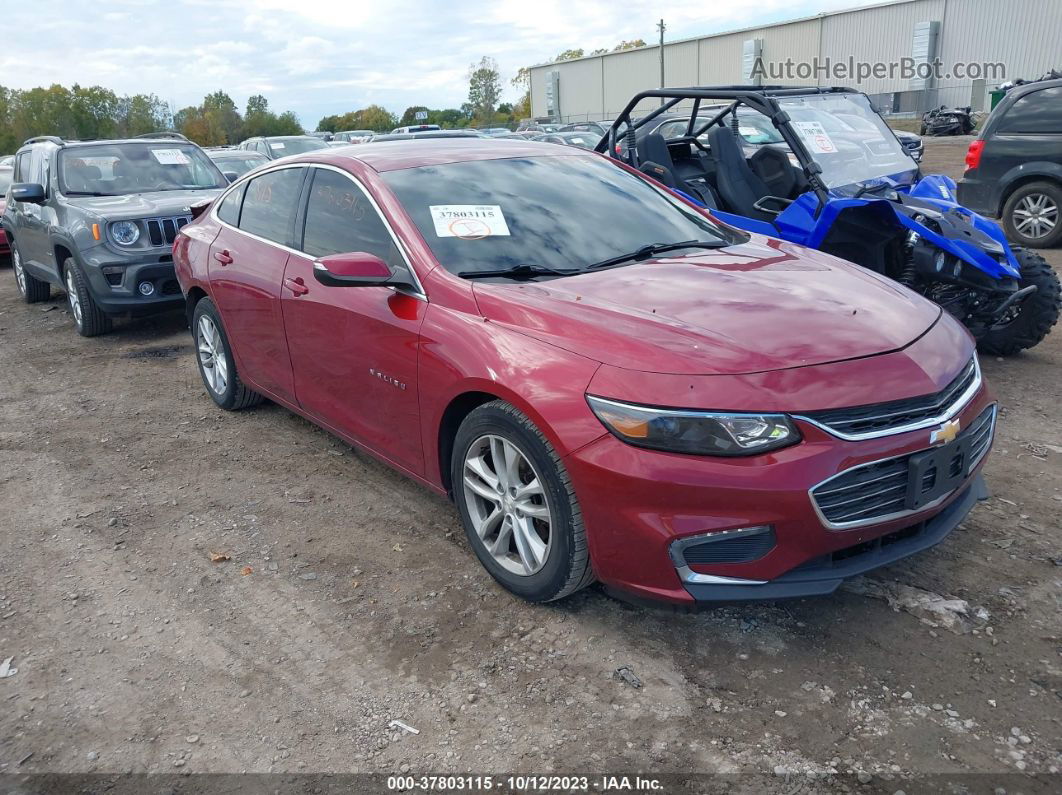 2017 Chevrolet Malibu Lt Темно-бордовый vin: 1G1ZE5ST4HF148473