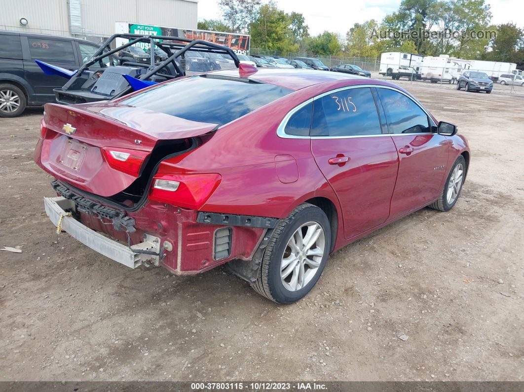 2017 Chevrolet Malibu Lt Maroon vin: 1G1ZE5ST4HF148473