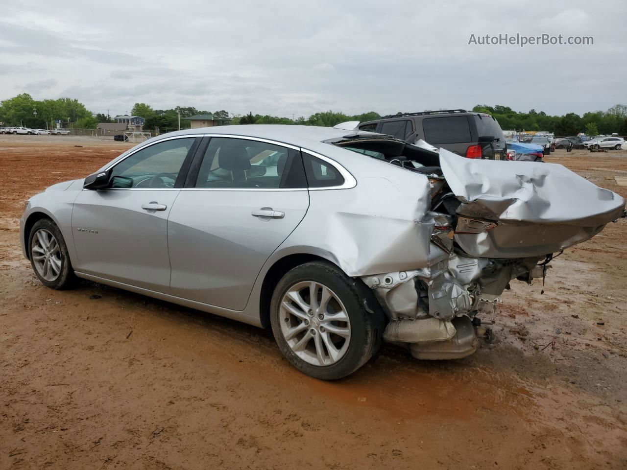 2017 Chevrolet Malibu Lt Silver vin: 1G1ZE5ST4HF159909