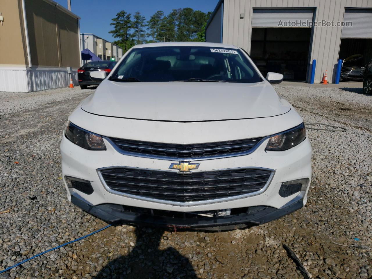 2017 Chevrolet Malibu Lt White vin: 1G1ZE5ST4HF178346