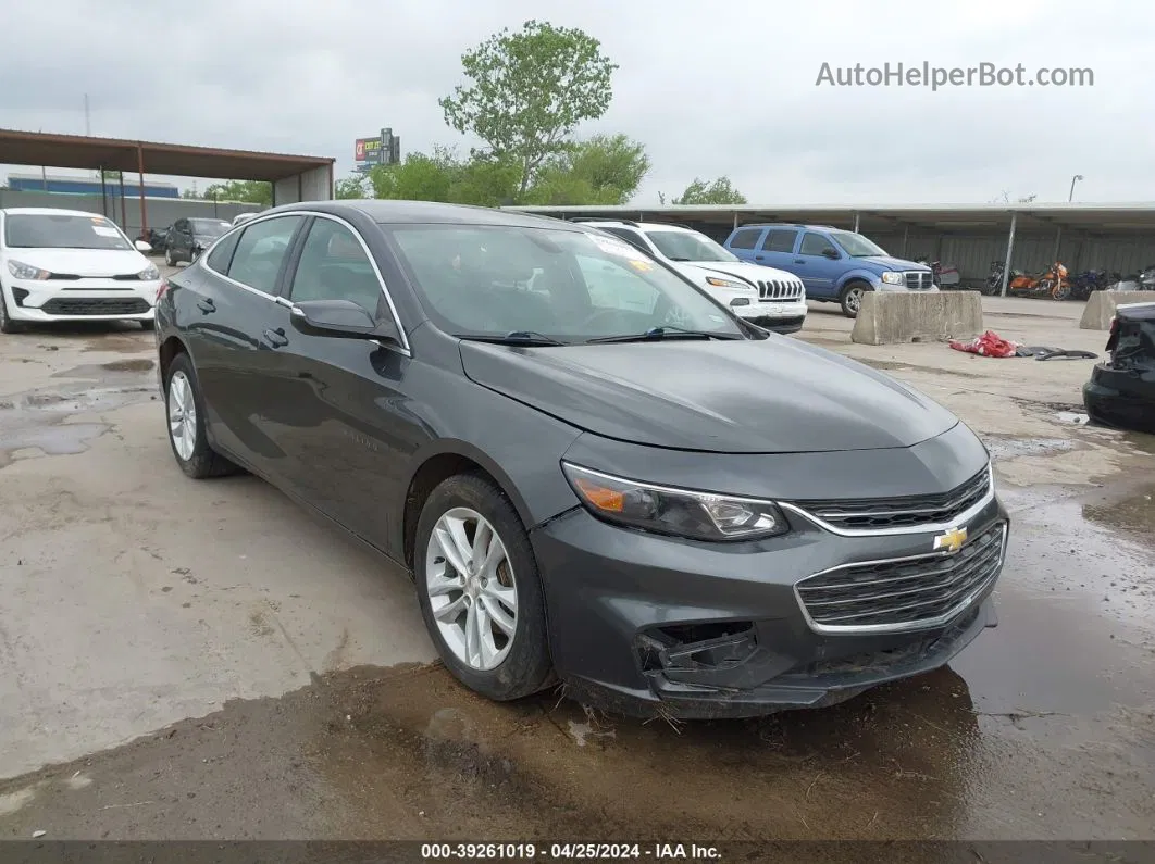 2017 Chevrolet Malibu 1lt Gray vin: 1G1ZE5ST4HF190447