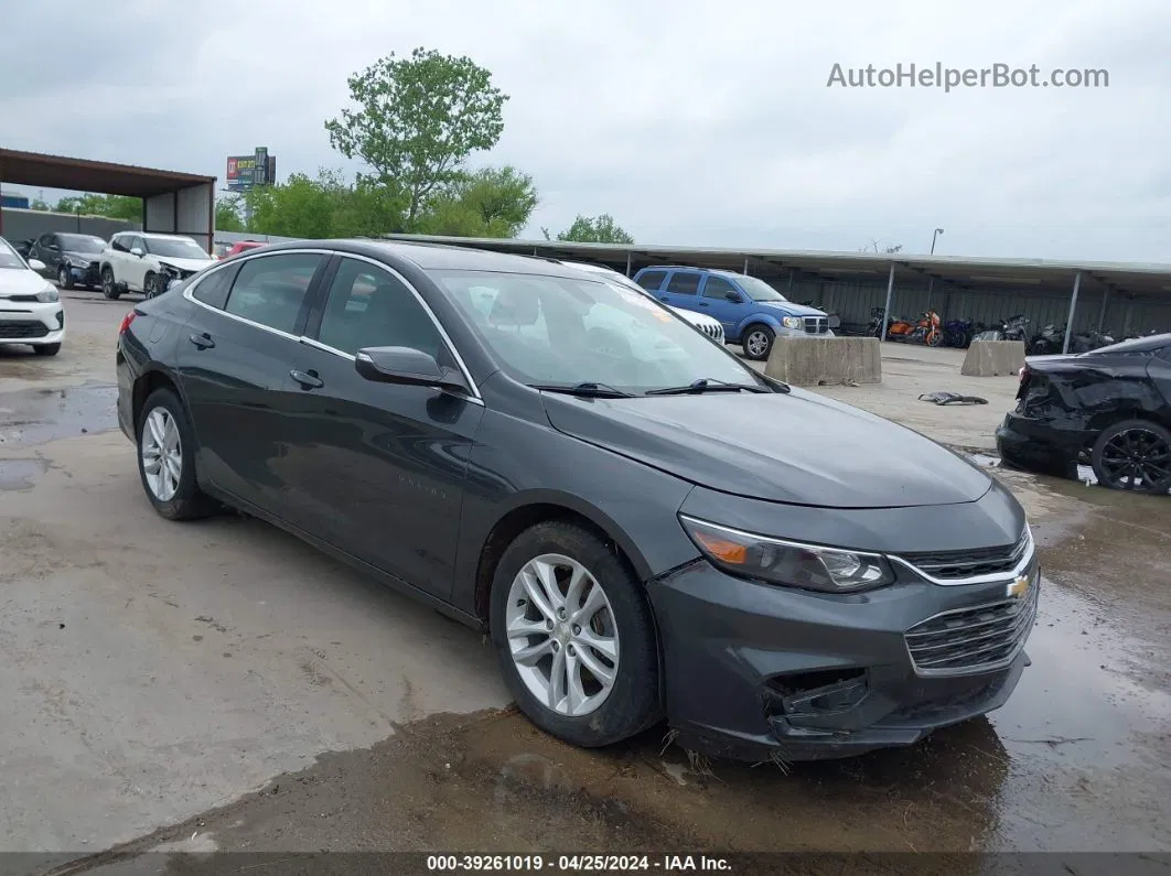 2017 Chevrolet Malibu 1lt Gray vin: 1G1ZE5ST4HF190447