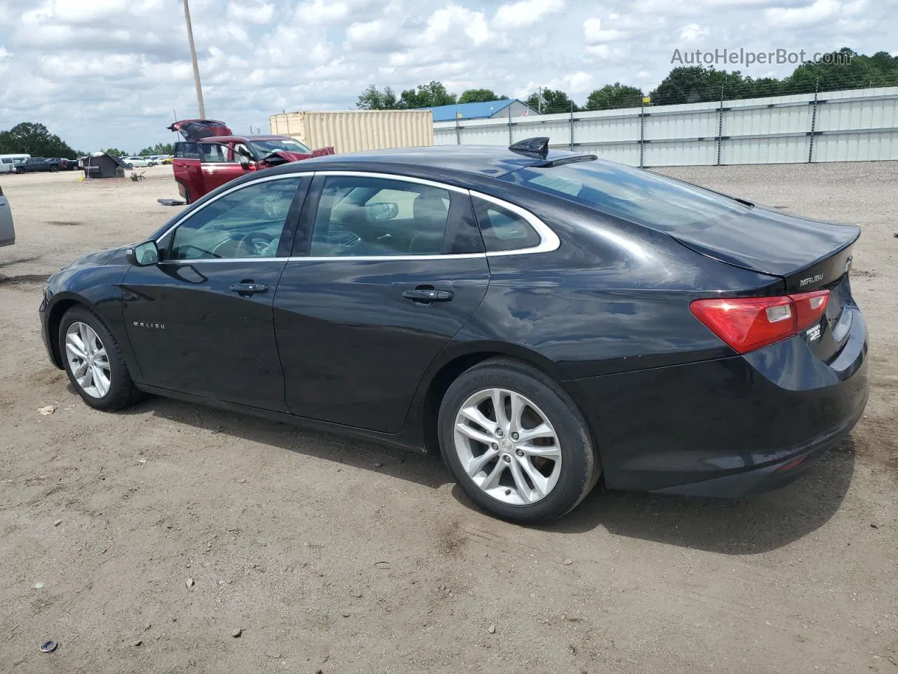 2017 Chevrolet Malibu Lt Черный vin: 1G1ZE5ST4HF201351