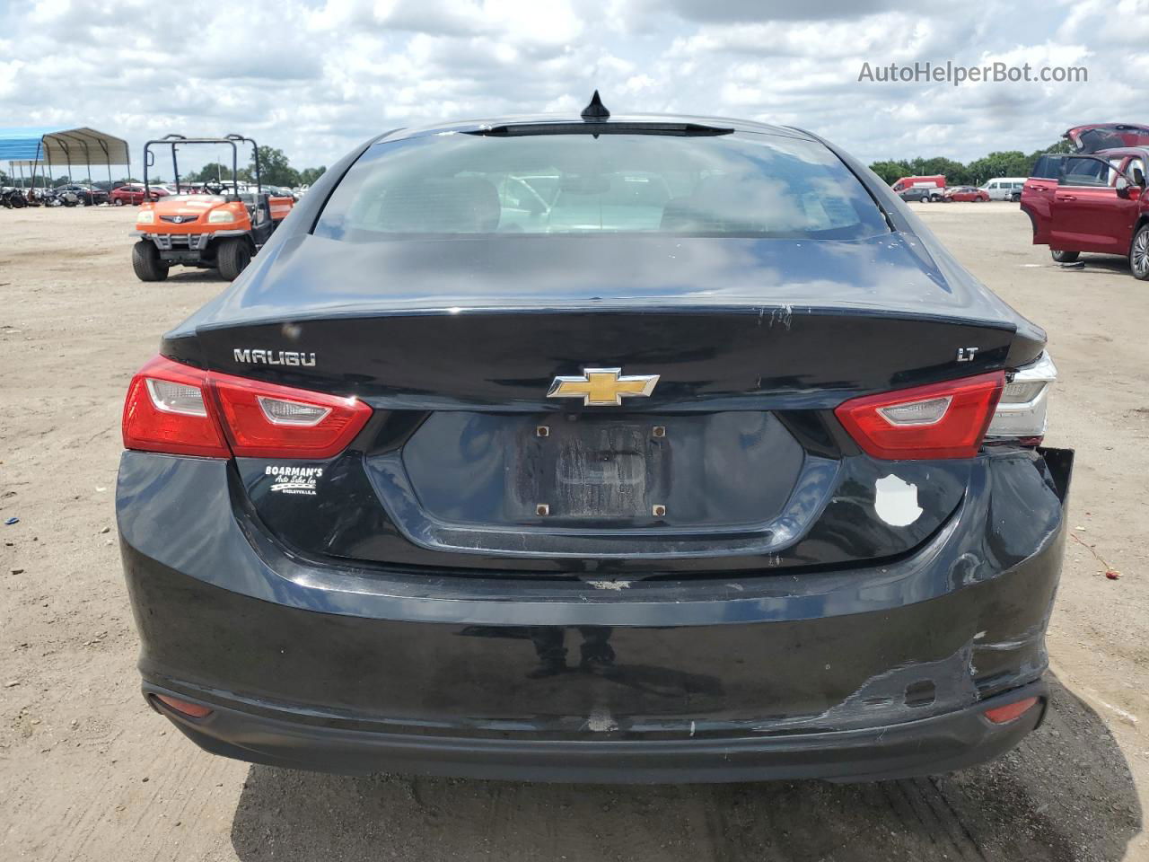 2017 Chevrolet Malibu Lt Черный vin: 1G1ZE5ST4HF201351