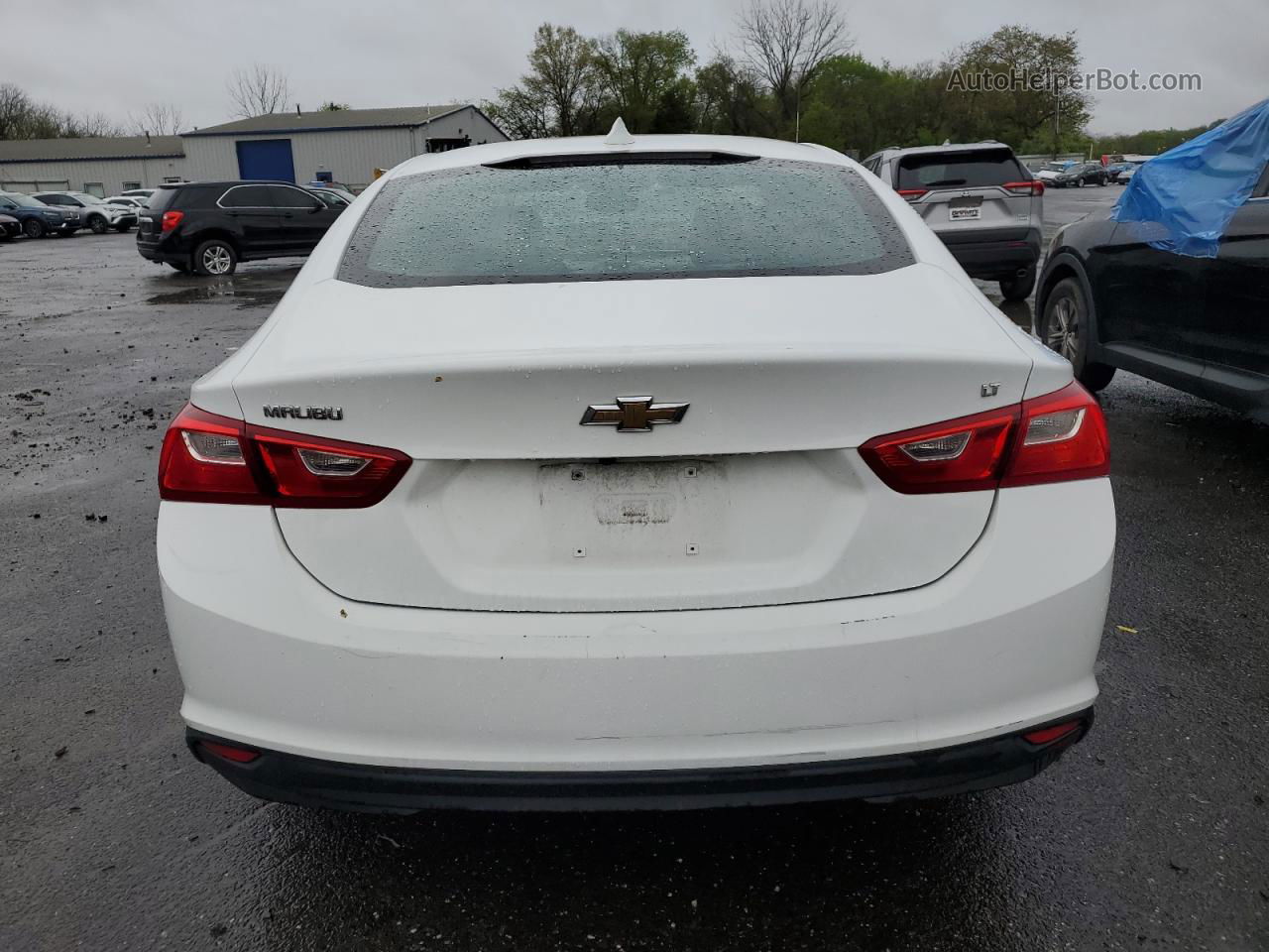 2017 Chevrolet Malibu Lt White vin: 1G1ZE5ST4HF205903